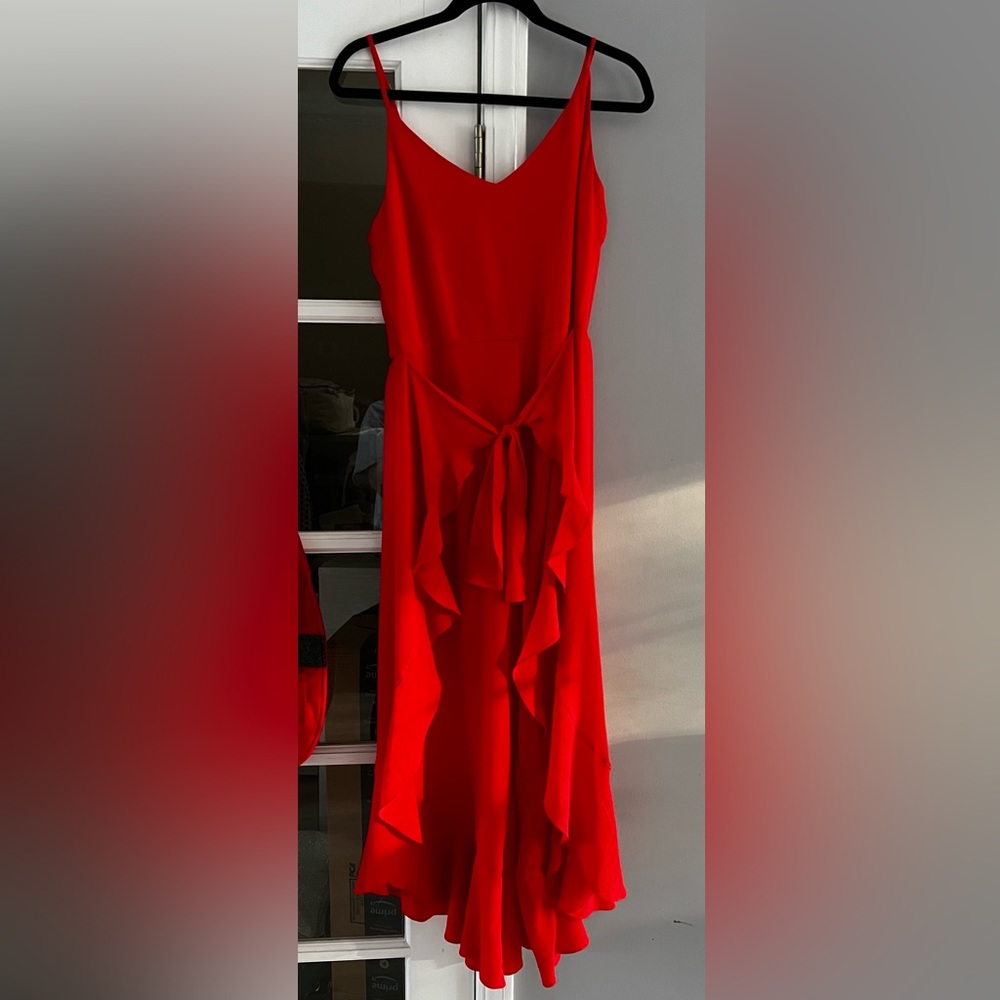 She + Sky Red Romper, Size L. Worn Once.